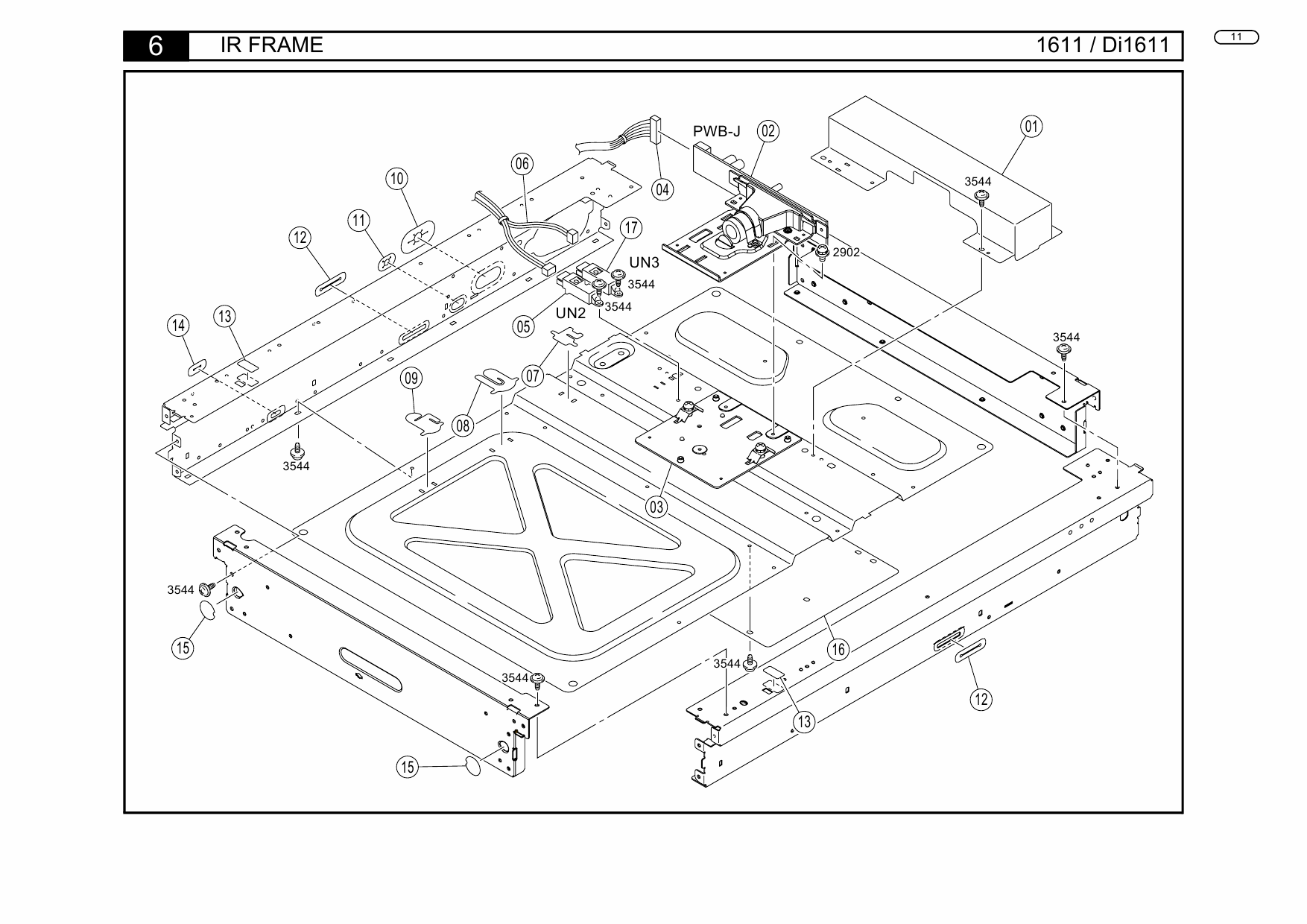 Konica-Minolta Options Di1611 1611 7216 Parts Manual-2